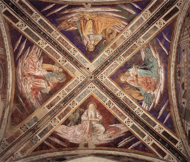 GOZZOLI, Benozzo The Four Evangelists fg oil painting image